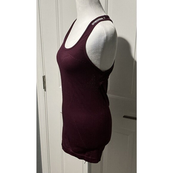 Gymshark Tank Top Seamless Athletic Racerback Cutout Workout Gym Women’s Small - Picture 6 of 9